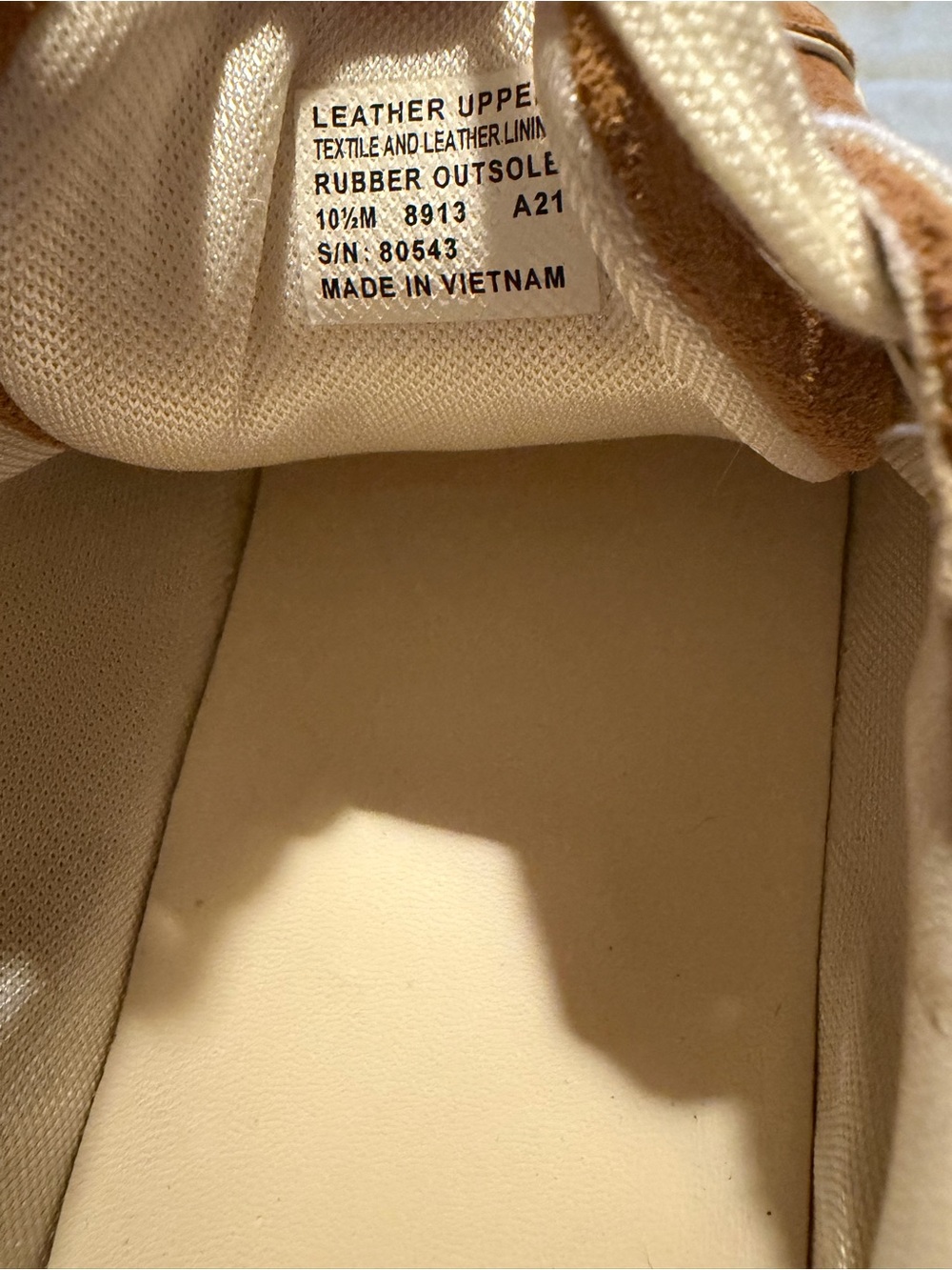 Tory Burch Camel Suede Low-Top Sneakers with Cream Accents - Picture 12 of 16